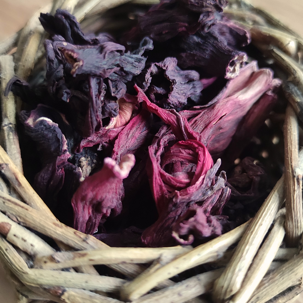 Fleurs d'hibiscus séchées 50 g – Enrichissement floral pour rongeurs